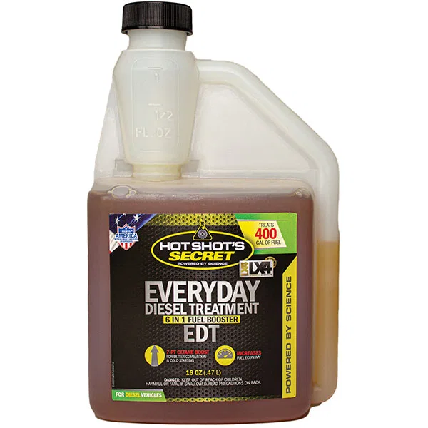 HSSEDT16ZS – HOT SHOTS Fuel Additive, Cetane Booster For Diesel Treats Up To 400 Gallons For Premium Dose/ Treats Up ...